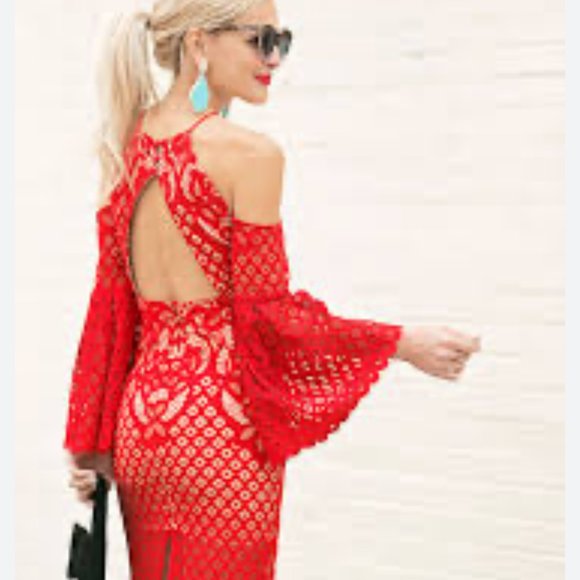 Bardot Saffron Red Mini Dress Size Small US 6 EUR 38 - Picture 3 of 15